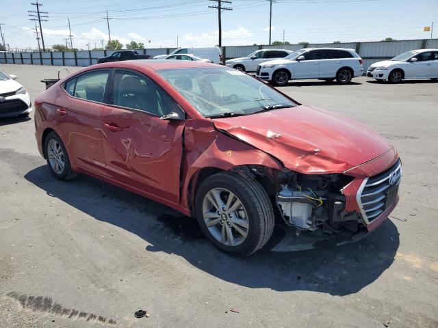  HYUNDAI ELANTRA 2018 Красный