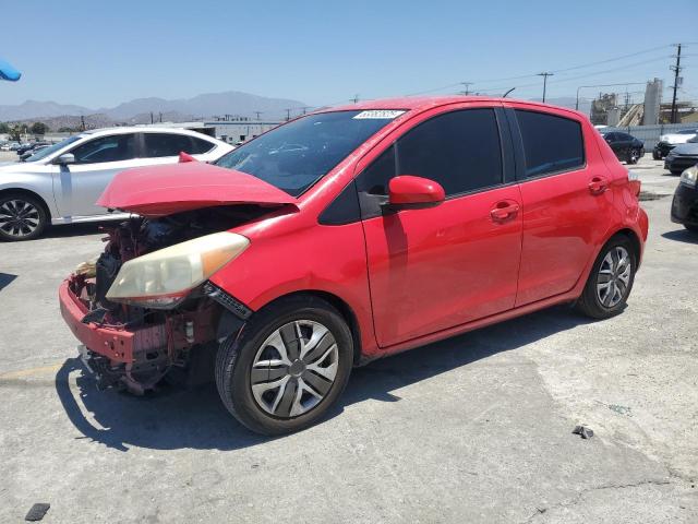  TOYOTA YARIS 2013 Czerwony