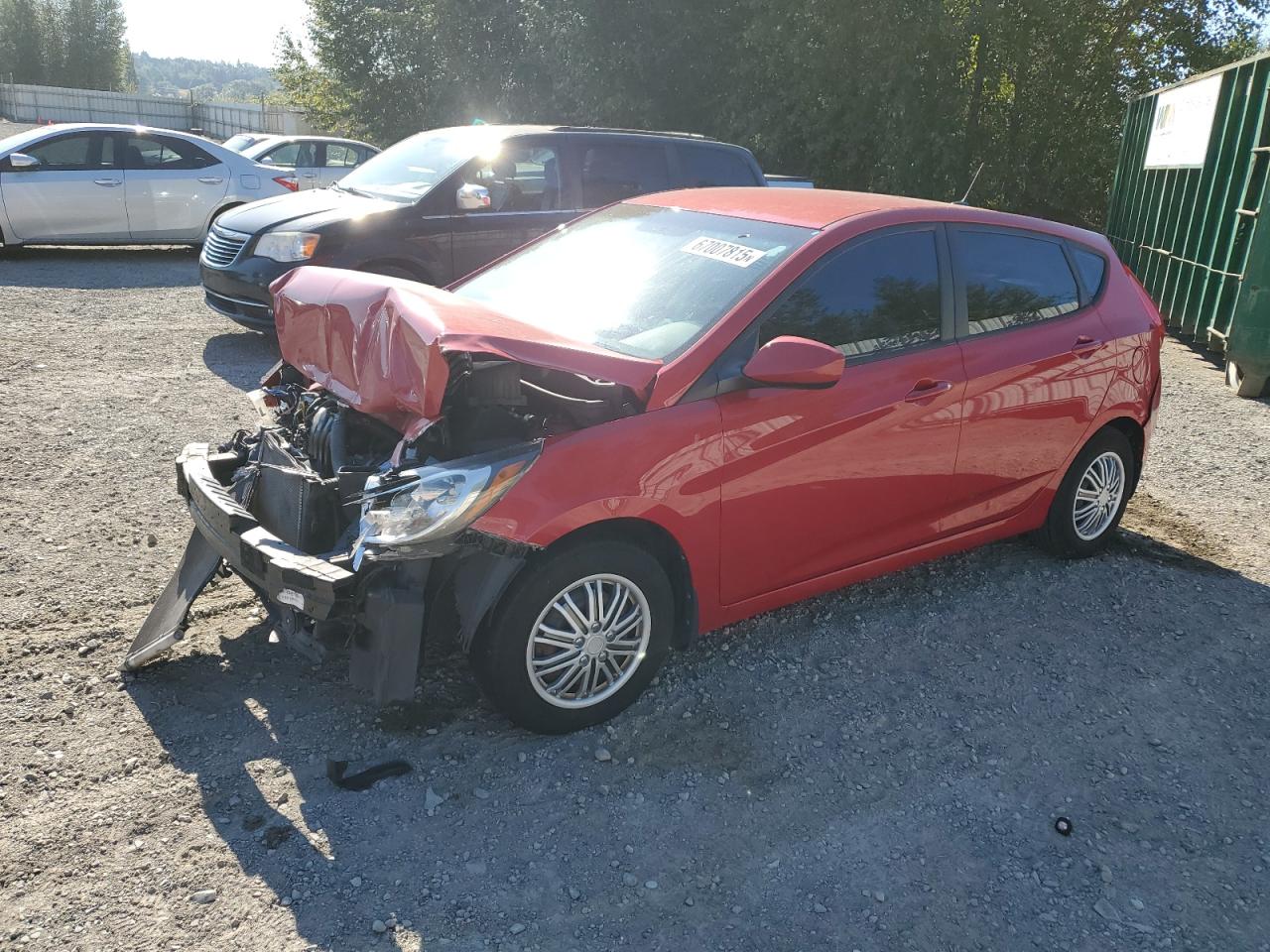 2013 Hyundai Accent Gls VIN: KMHCT5AE4DU105176 Lot: 67007815