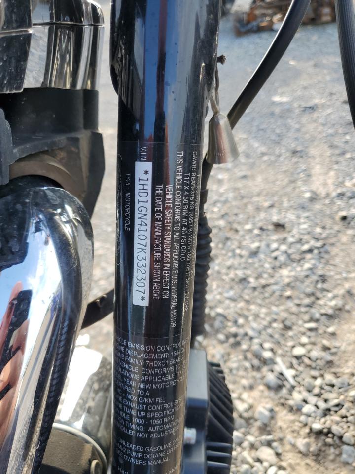 2007 Harley-Davidson Fxdl VIN: 1HD1GN4107K332307 Lot: 65550845