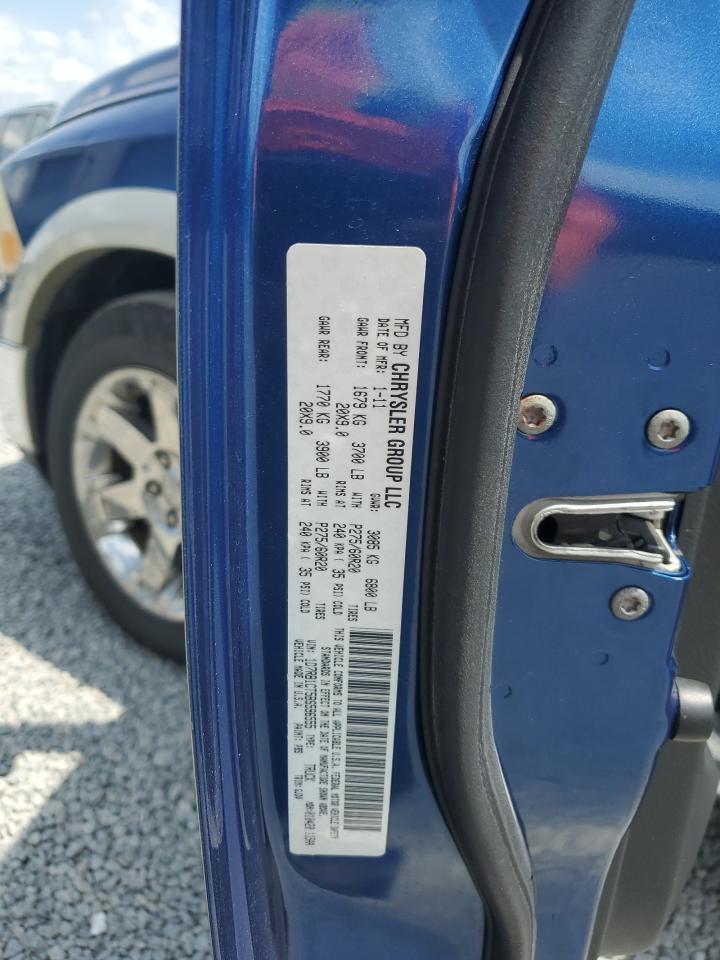 2011 Dodge Ram 1500 VIN: 1D7RB1CT5BS596555 Lot: 63667555
