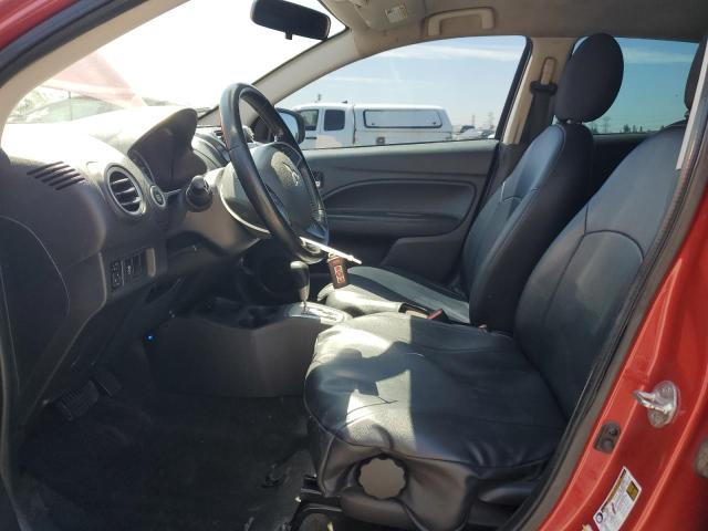  MITSUBISHI MIRAGE 2014 Red