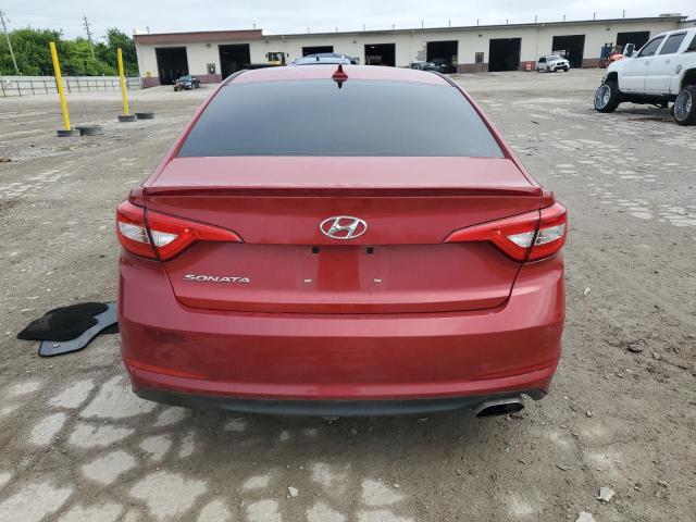  HYUNDAI SONATA 2017 Red