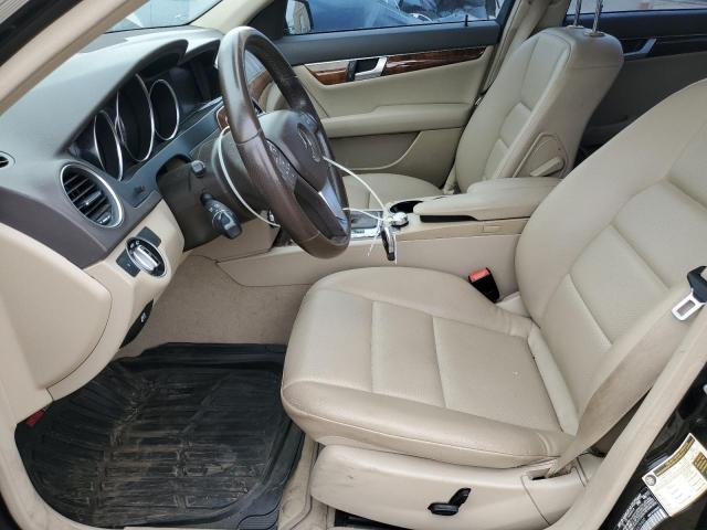  MERCEDES-BENZ C-CLASS 2012 Czarny