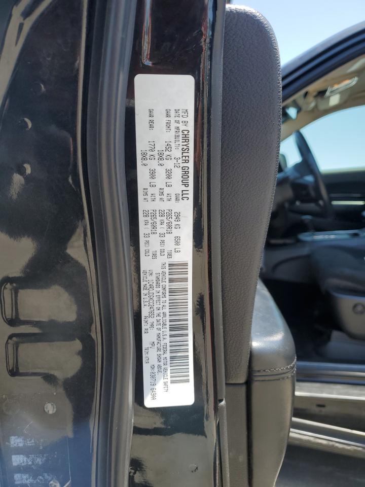 2012 Dodge Durango Crew VIN: 1C4RDJDGXCC247652 Lot: 63437635