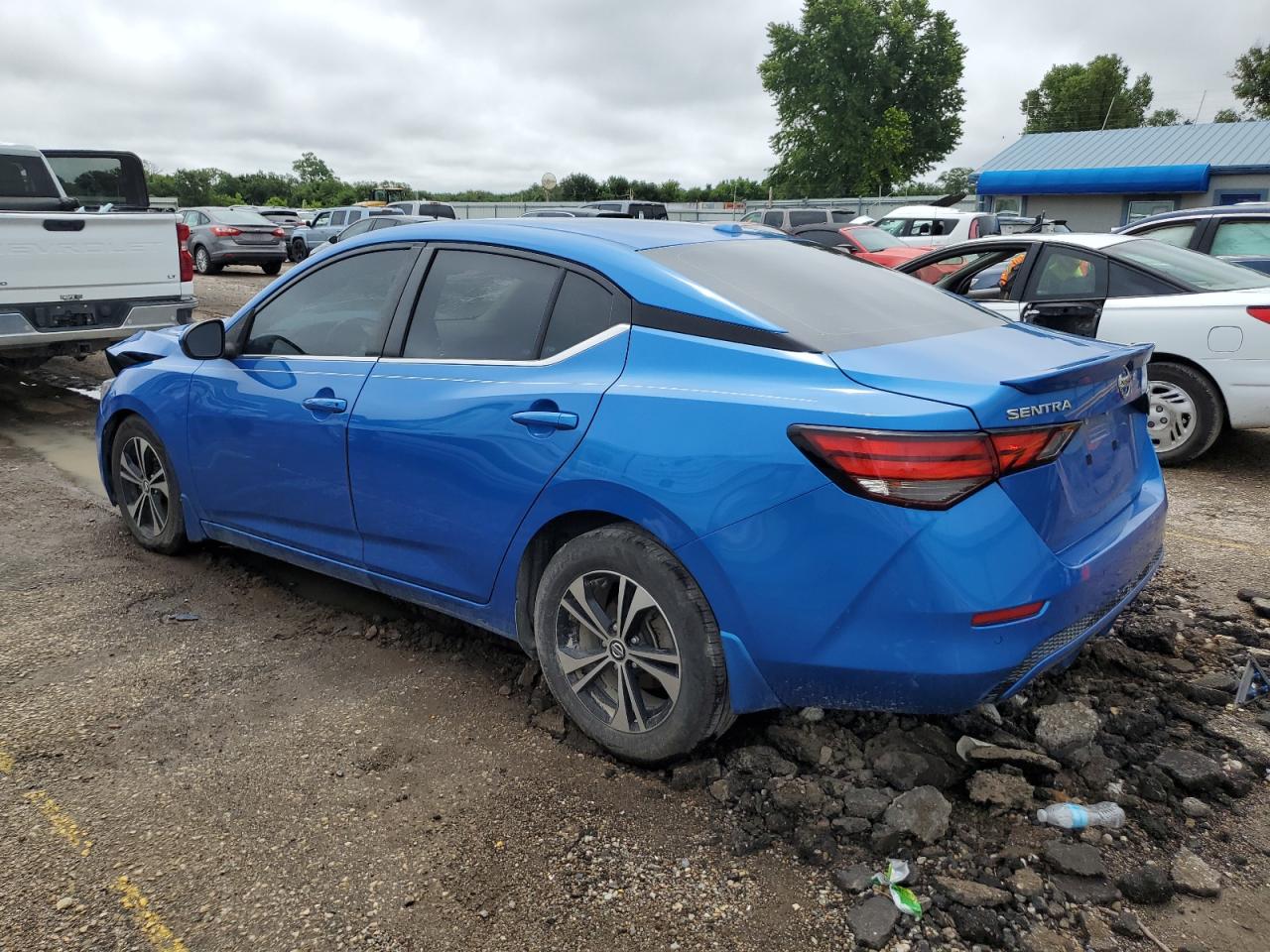 2021 Nissan Sentra Sv blue null gas 3N1AB8CV5MY209060 photo #3