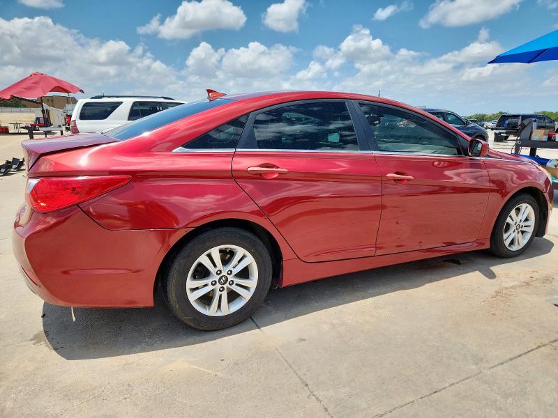  HYUNDAI SONATA 2014 Czerwony