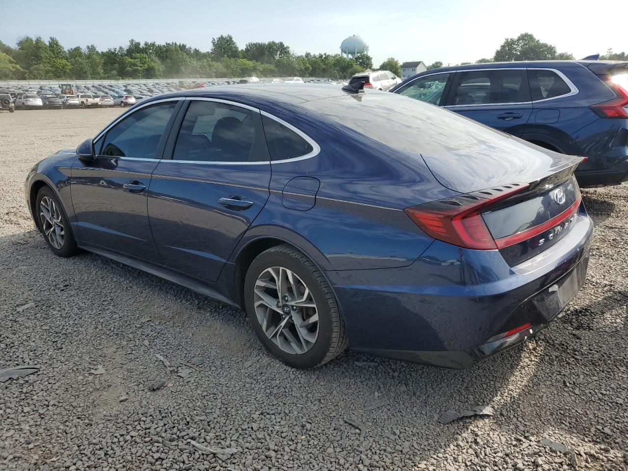 2021 Hyundai Sonata Sel blue null gas 5NPEF4JA5MH123644 photo #3
