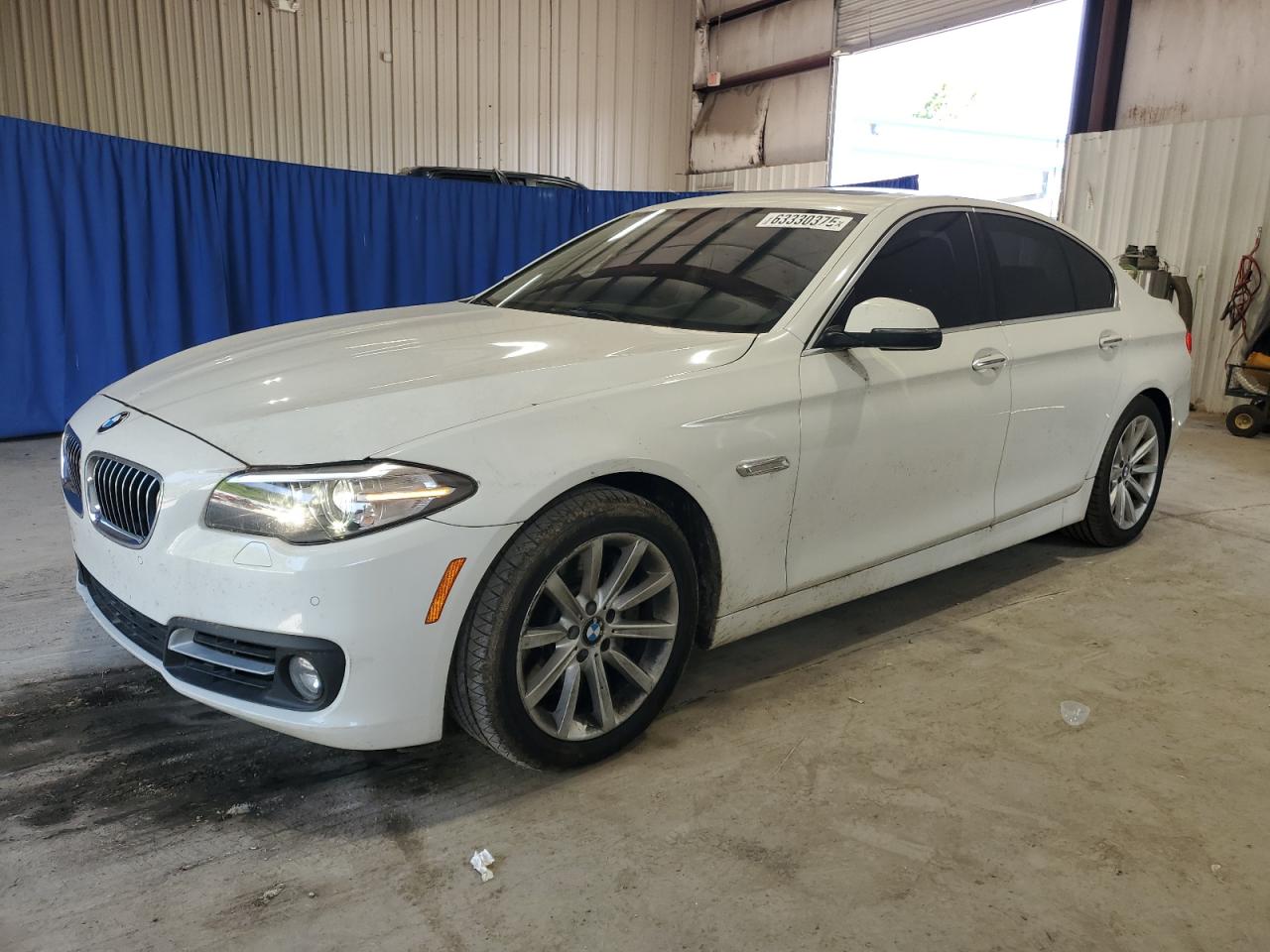 2015 BMW 535 Xi white sedan gas WBA5B3C52FD540151 photo #1
