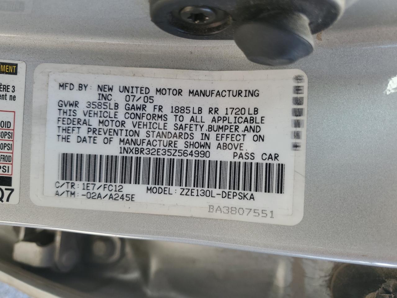 2005 Toyota Corolla - Image 13
