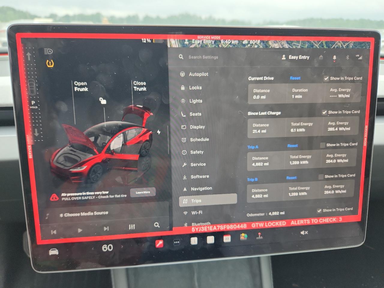 2025 Tesla Model 3 VIN: 5YJ3E1EA7SF980448 Lot: 65806245
