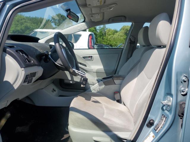 Hatchbacks TOYOTA PRIUS 2014 Teal