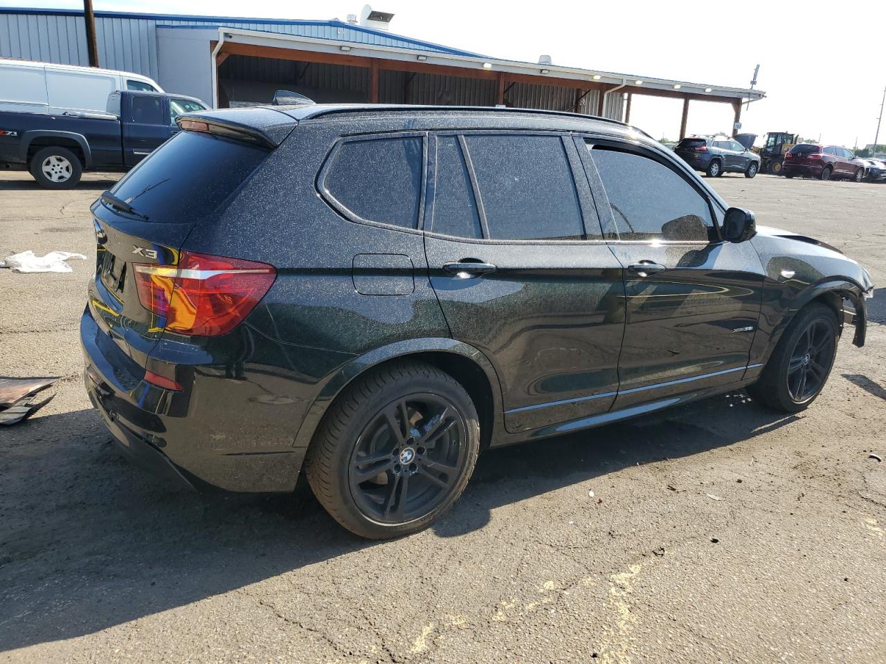 2014 BMW X3 xDrive35I black suv gas 5UXWX7C57E0E75336 photo #4