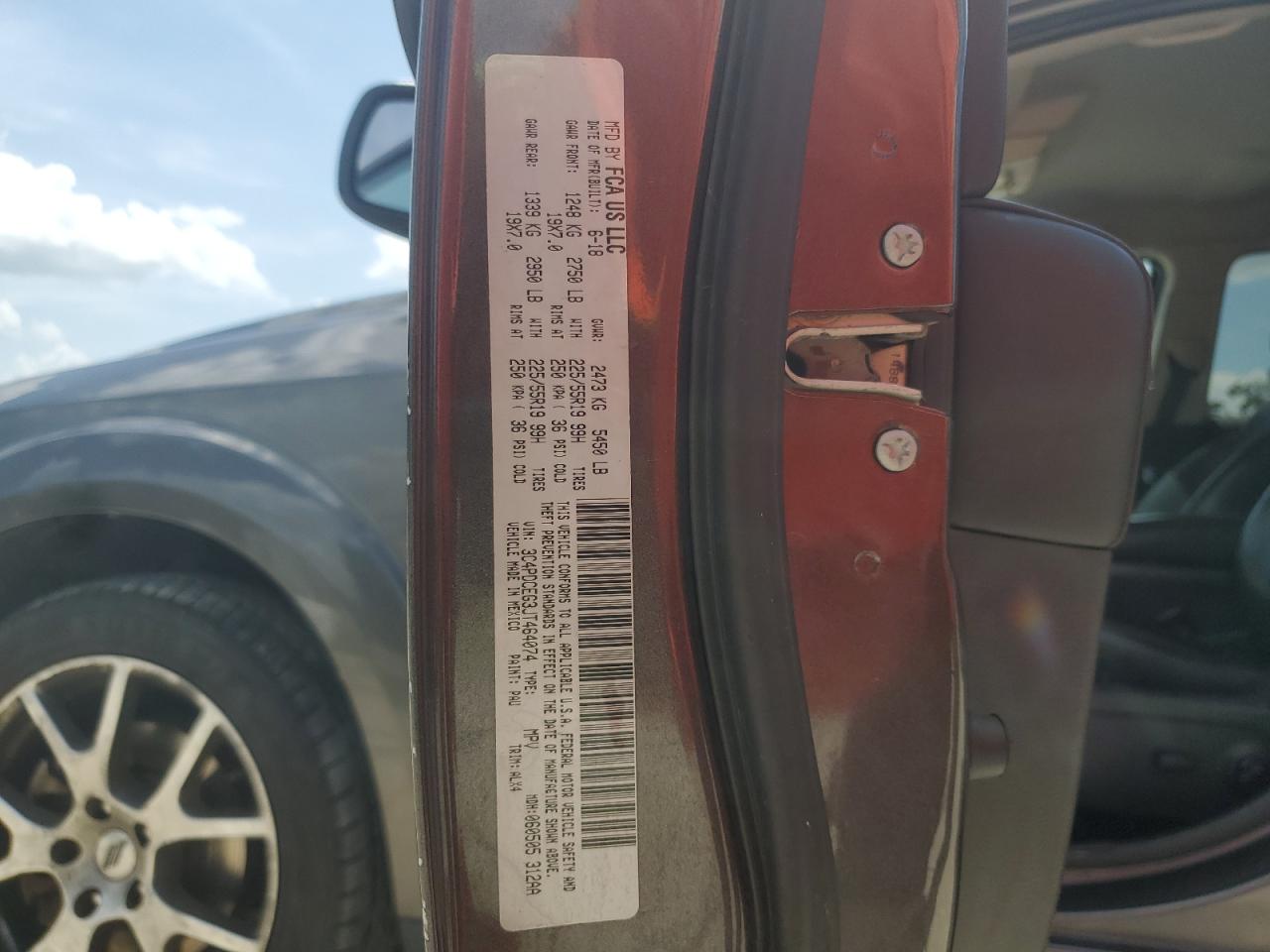 2018 Dodge Journey Gt VIN: 3C4PDCEG3JT464074 Lot: 64647955