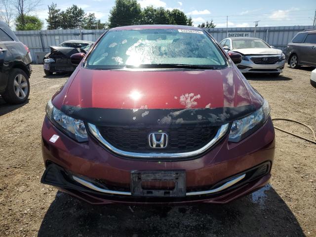 Sedans HONDA CIVIC 2015 Burgundy