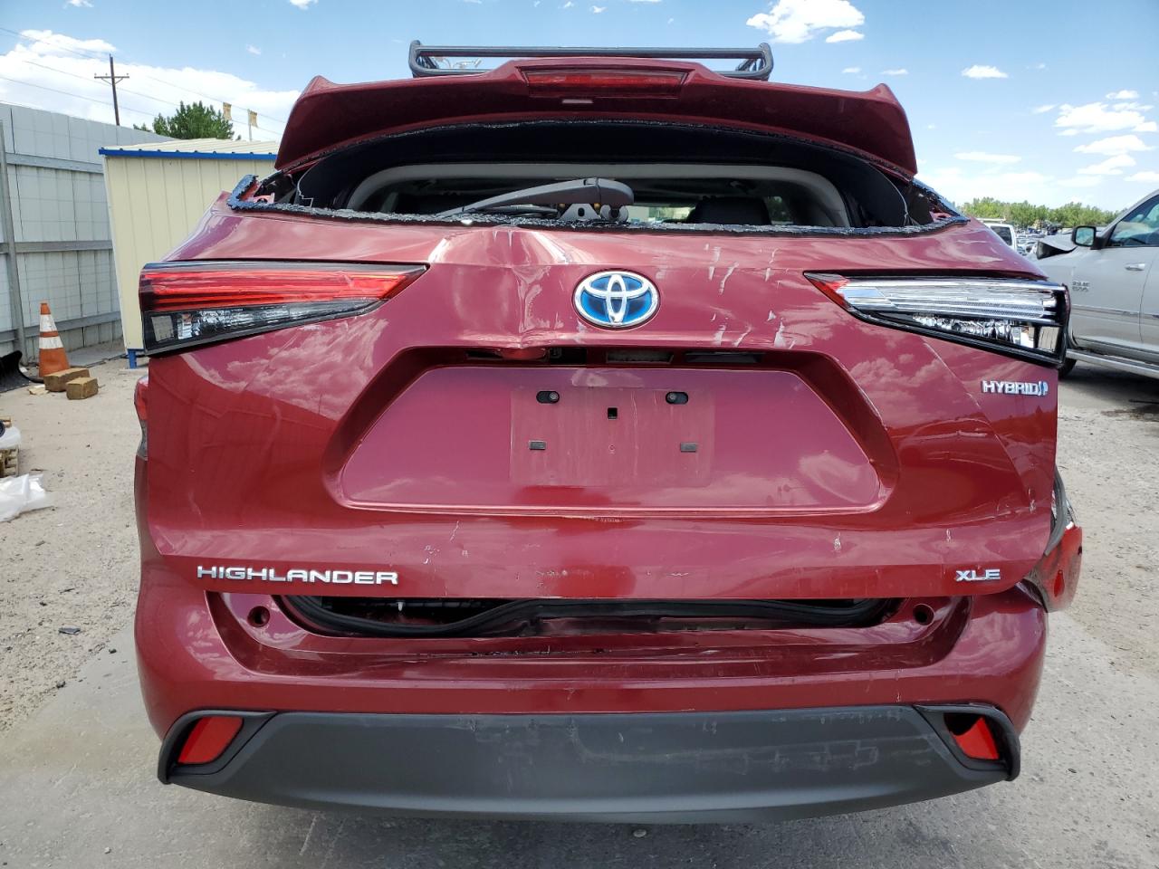 2021 Toyota Highlander Hybrid Xle VIN: 5TDHBRCH4MS519705 Lot: 64323085