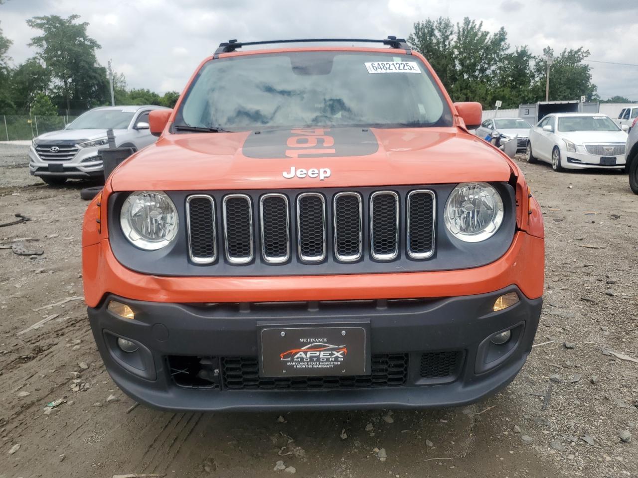 2016 Jeep Renegade Latitude VIN: ZACCJBBW5GPC56386 Lot: 64821225