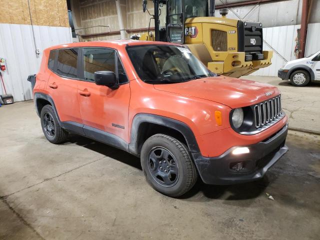  JEEP RENEGADE 2017 Оранжевый