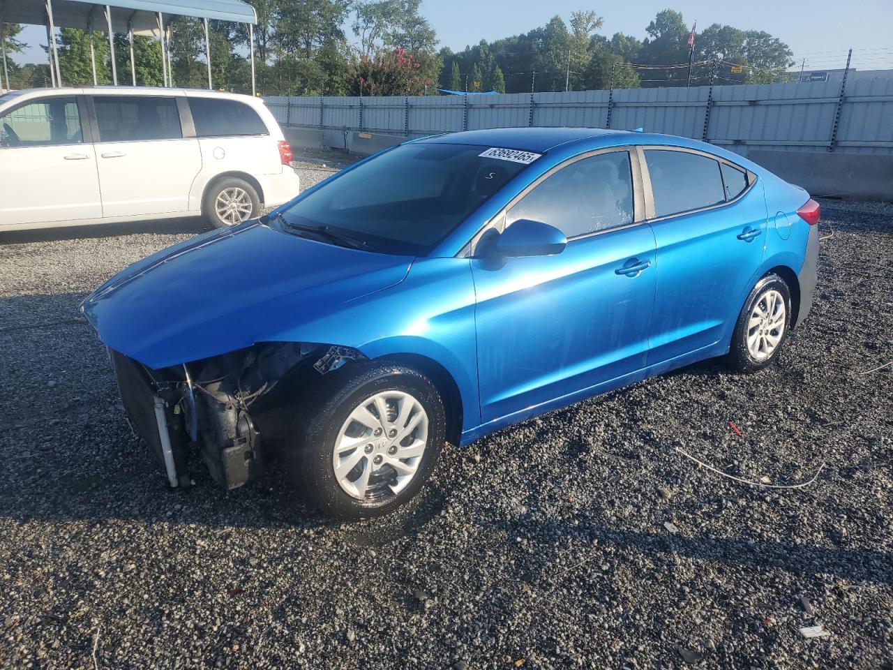 2017 Hyundai Elantra Se blue null gas 5NPD74LF2HH147407 photo #1