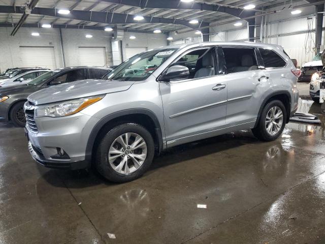  TOYOTA HIGHLANDER 2016 Серебристый