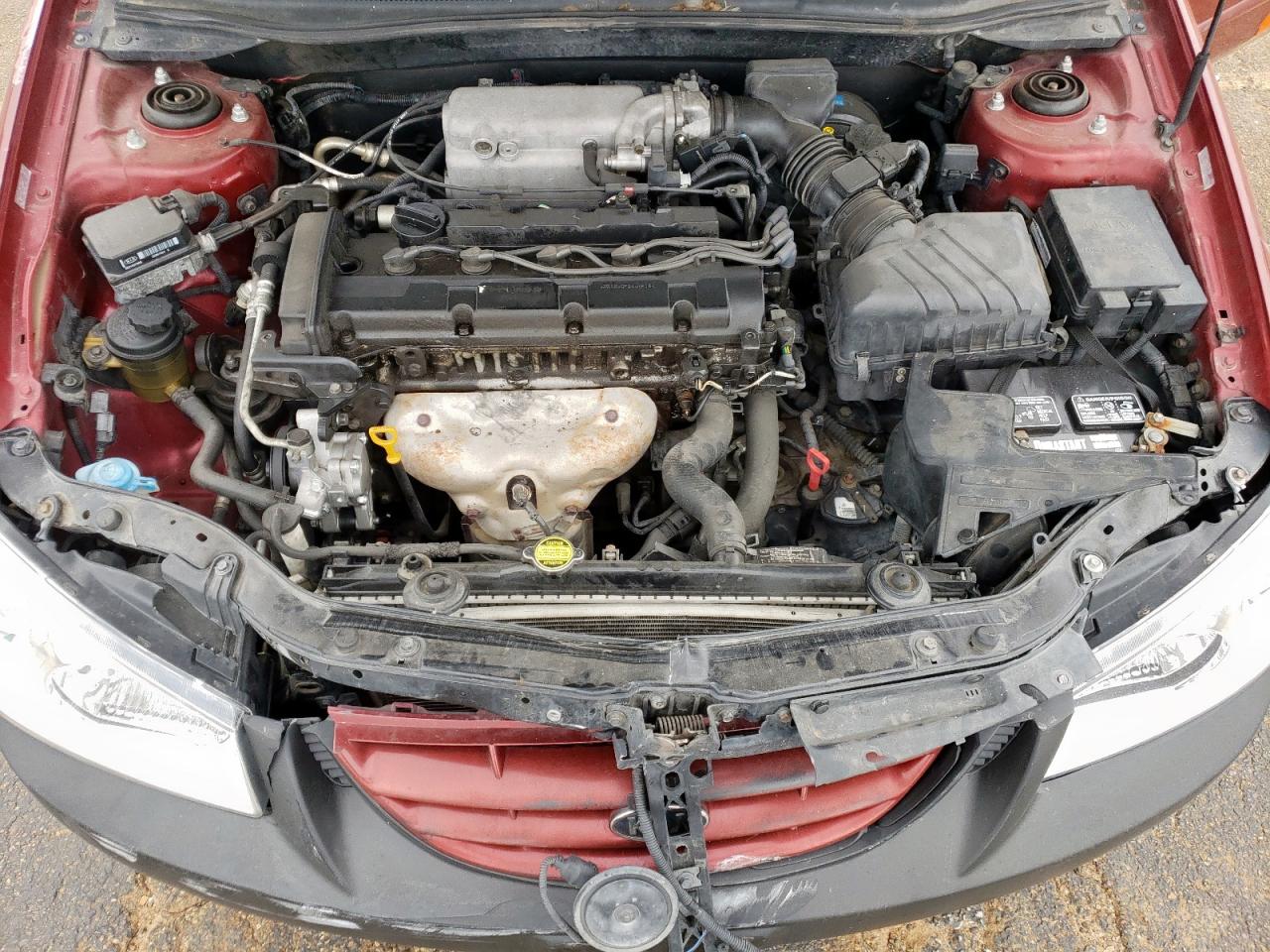 2005 Kia Spectra Lx VIN: KNAFE121055165643 Lot: 63760345