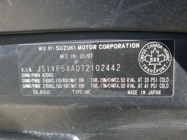 2007 SUZUKI DL650   