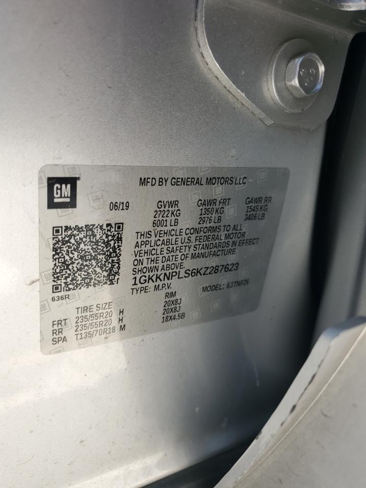 1gkknpls6kz287623 1GKKNPLS6KZ287623 2019 GMC Acadia Denali