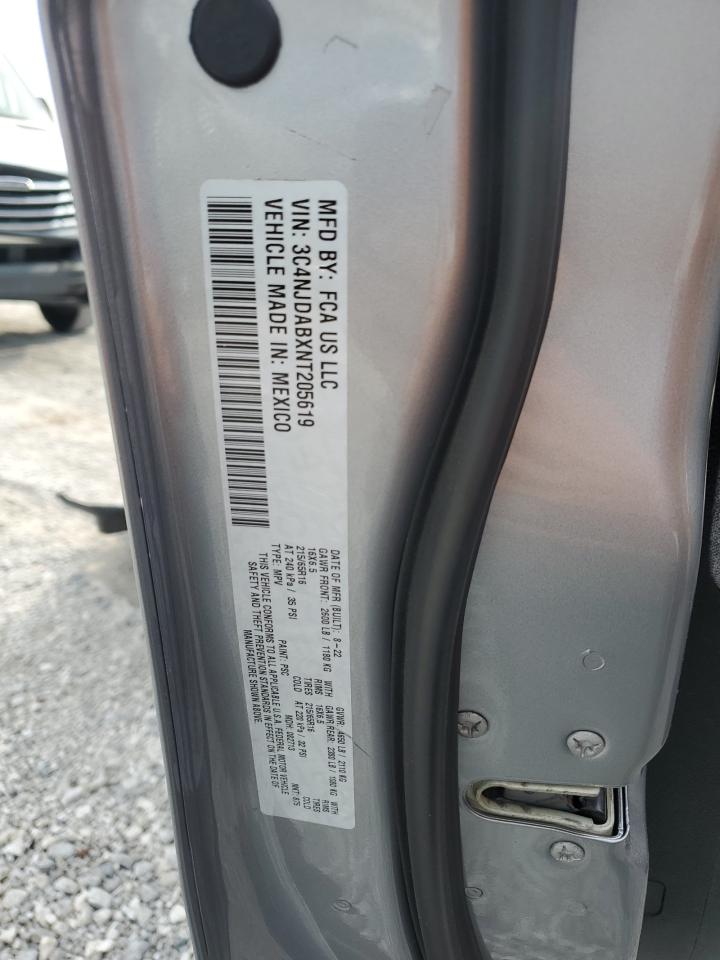 2022 Jeep Compass Sport VIN: 3C4NJDABXNT205619 Lot: 64657705