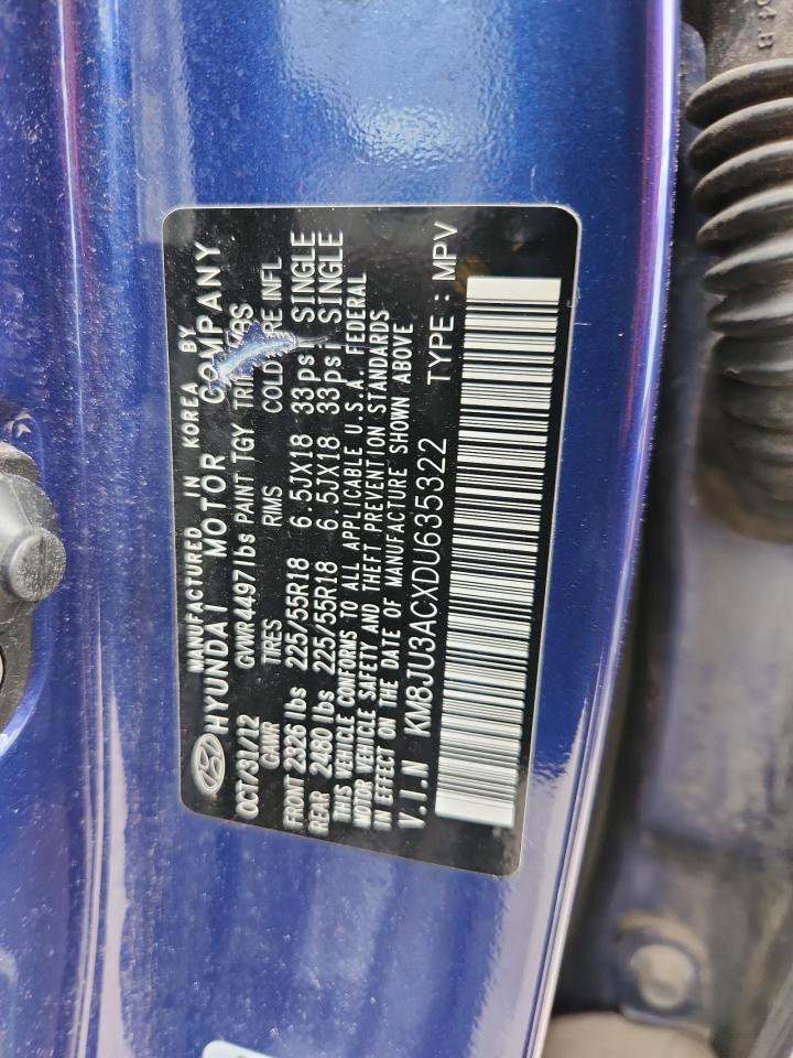 km8ju3acxdu635322 KM8JU3ACXDU635322 2013 Hyundai Tucson Gls