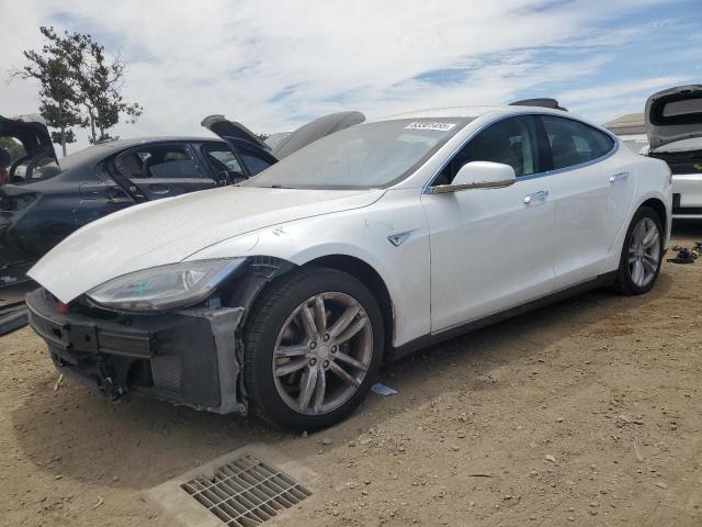 Hatchbacks TESLA MODEL S 2015 Biały