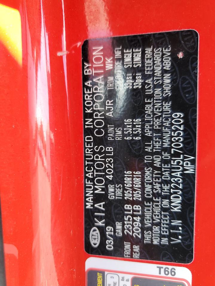 2020 Kia Soul Lx VIN: KNDJ23AU5L7035209 Lot: 65088325