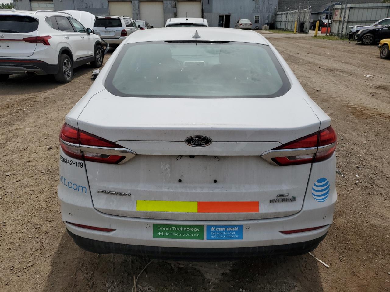 2019 Ford Fusion Se VIN: 3FA6P0LU3KR265539 Lot: 61157265