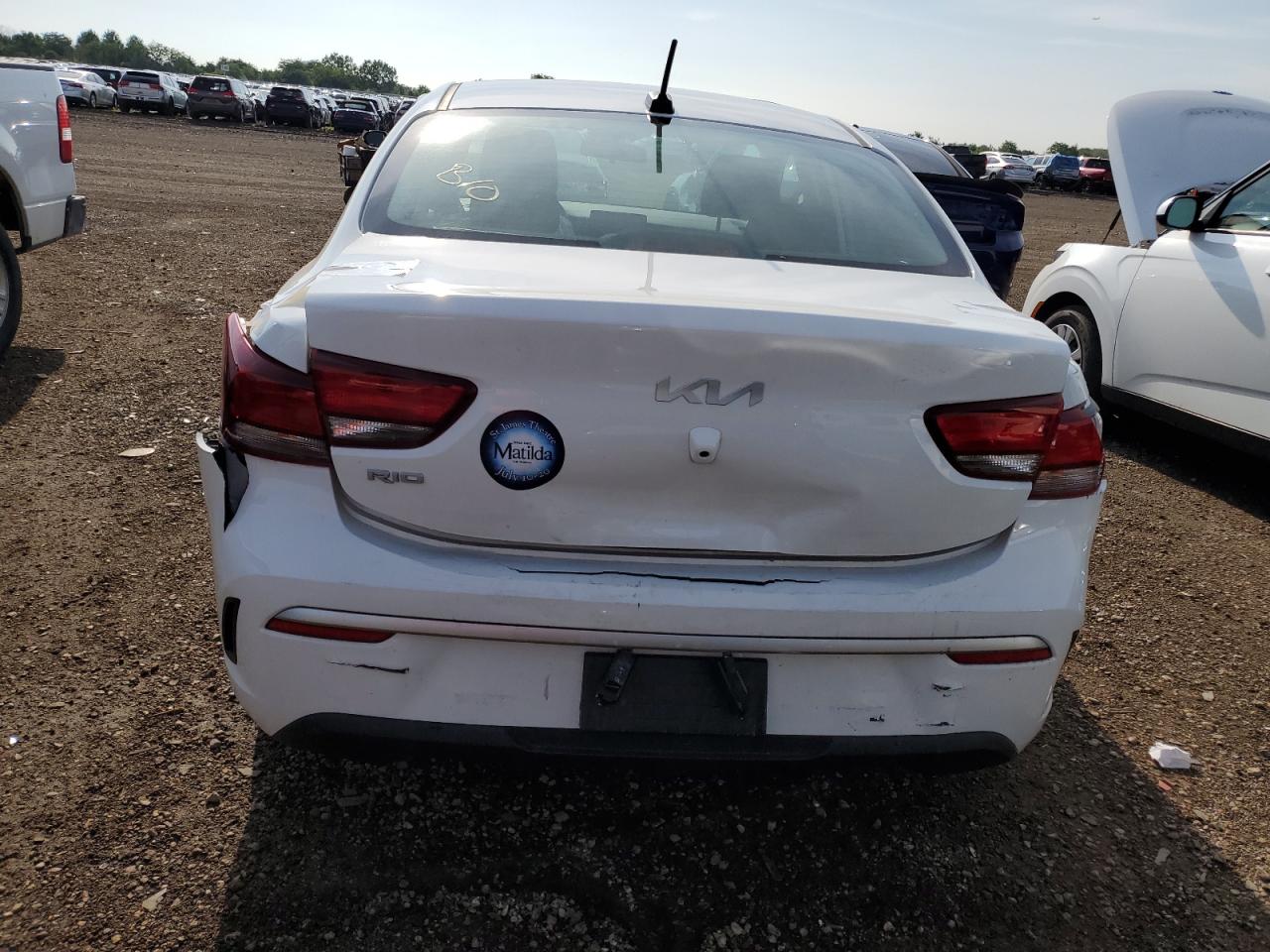 2022 Kia Rio Lx VIN: 3KPA24AD7NE433773 Lot: 63976775