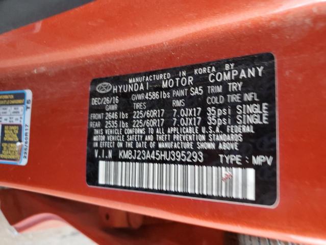 2017 HYUNDAI TUCSON SE  