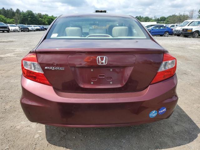  HONDA CIVIC 2012 Burgundy