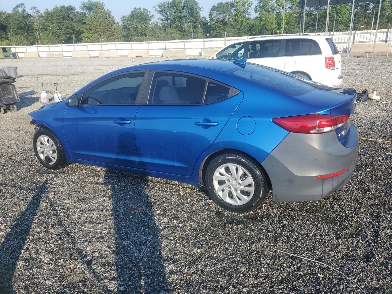 2017 Hyundai Elantra Se blue null gas 5NPD74LF2HH147407 photo #3