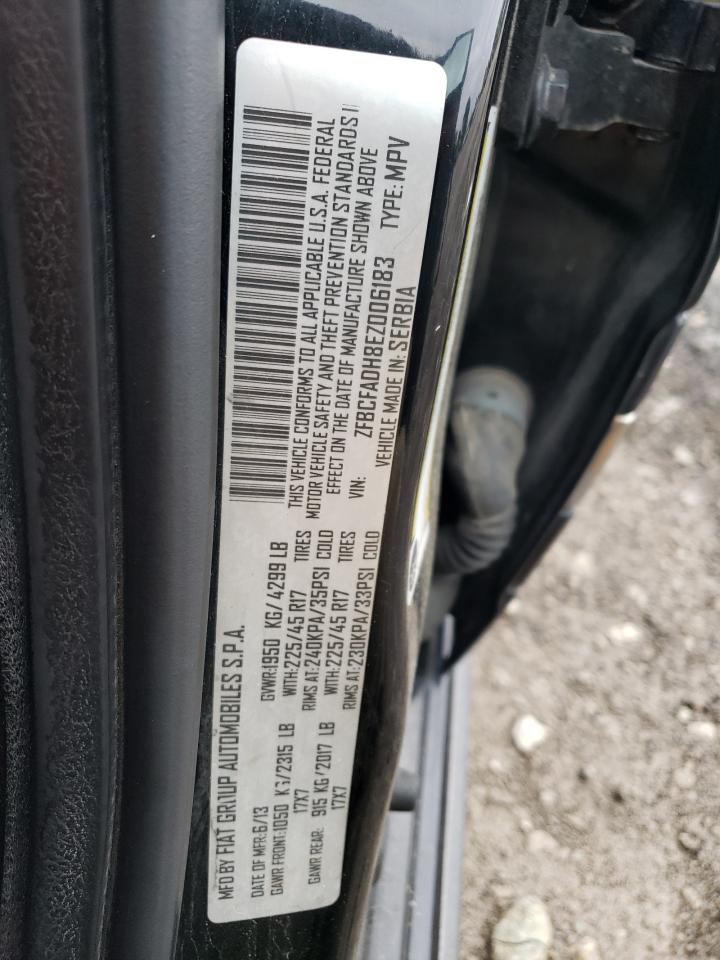 2014 Fiat 500L Trekking VIN: ZFBCFADH8EZ006183 Lot: 65715855