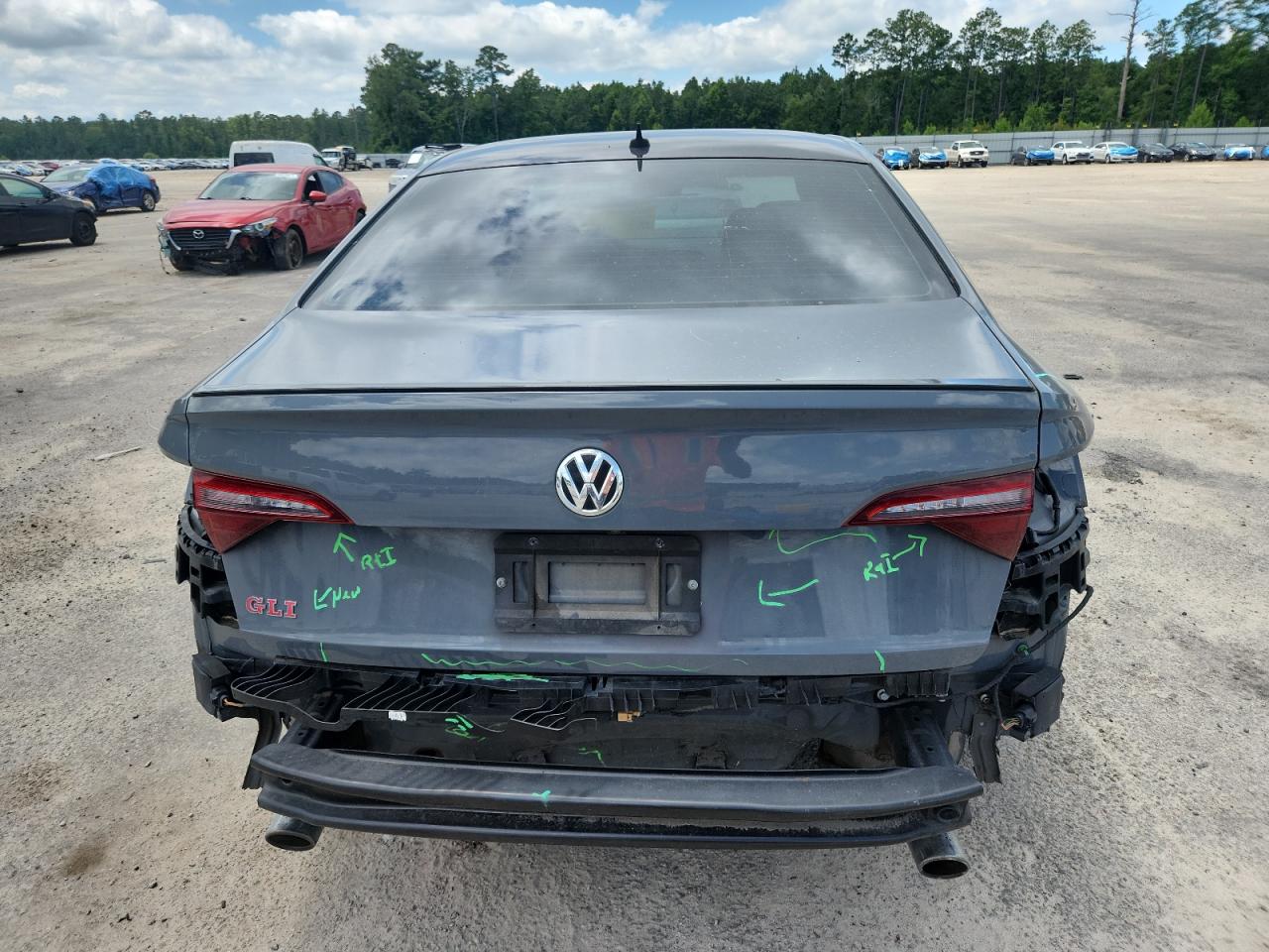 2019 Volkswagen Jetta Gli VIN: 3VW6T7BU2KM156645 Lot: 62632015