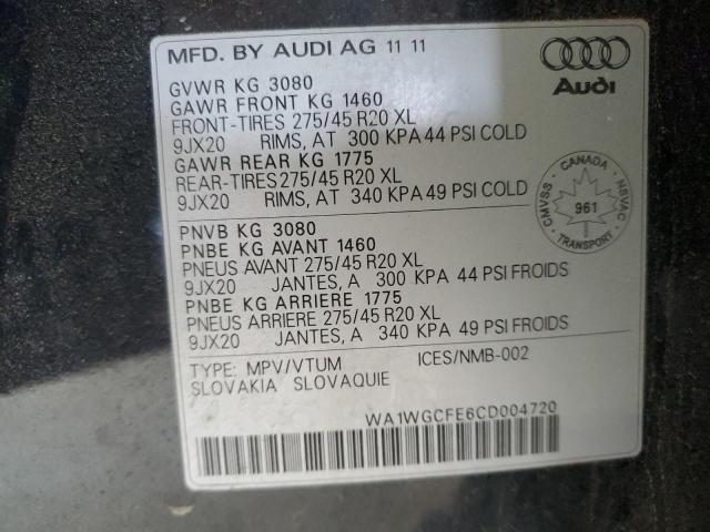 2012 AUDI Q7 PRESTIGE  