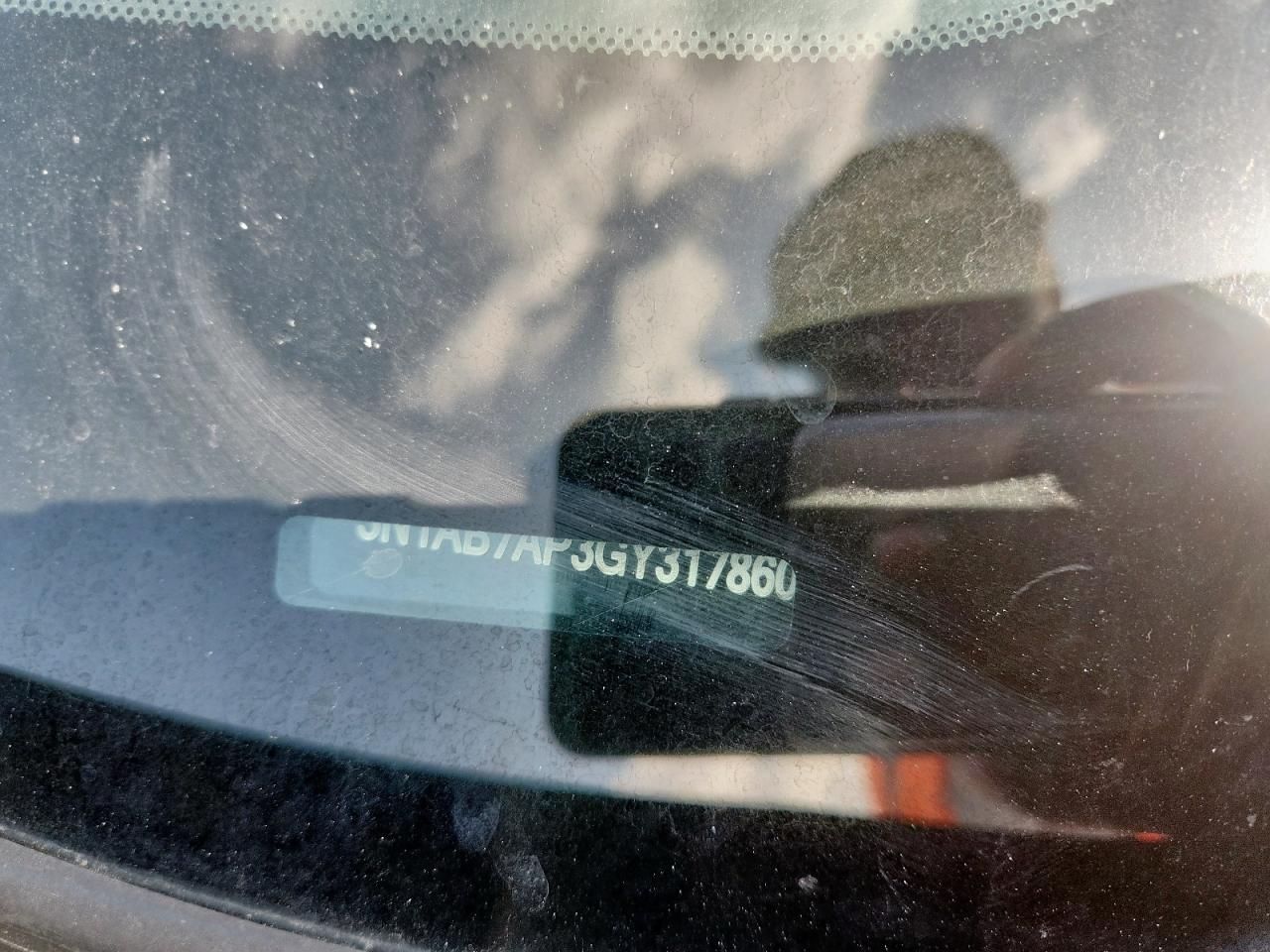 2016 Nissan Sentra S VIN: 3N1AB7AP3GY317860 Lot: 63872305