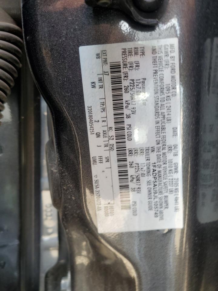 2018 Ford C-Max Se VIN: 1FADP5AU9JL105749 Lot: 63651095