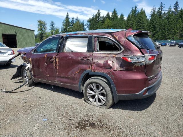 Паркетники TOYOTA HIGHLANDER 2015 Красный