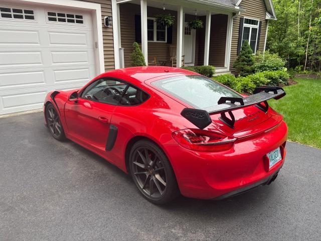 Купе PORSCHE CAYMAN 2014 Красный