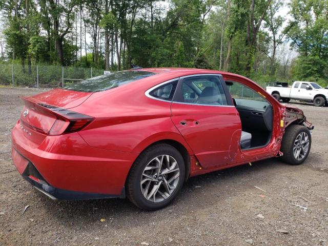  HYUNDAI SONATA 2021 Czerwony
