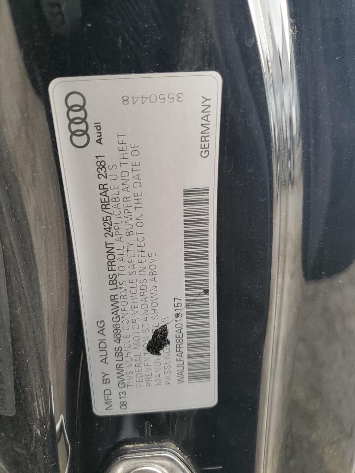 2014 Audi A5 Premium Plus VIN: WAULFAFR8EA019157 Lot: 63094055