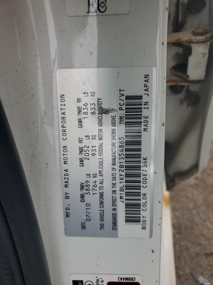 2011 Mazda 3 I VIN: JM1BL1KF2B1354865 Lot: 63561925