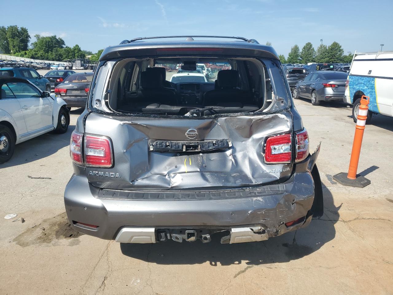 2017 Nissan Armada Platinum VIN: JN8AY2NE8H9705900 Lot: 63237255