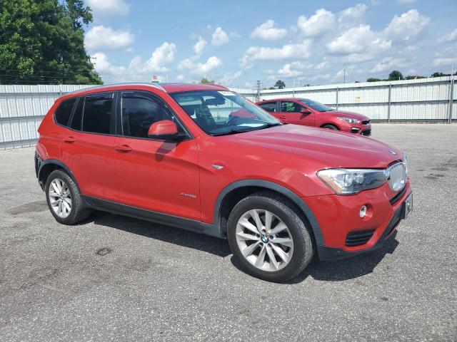 BMW X3 2017 Czerwony