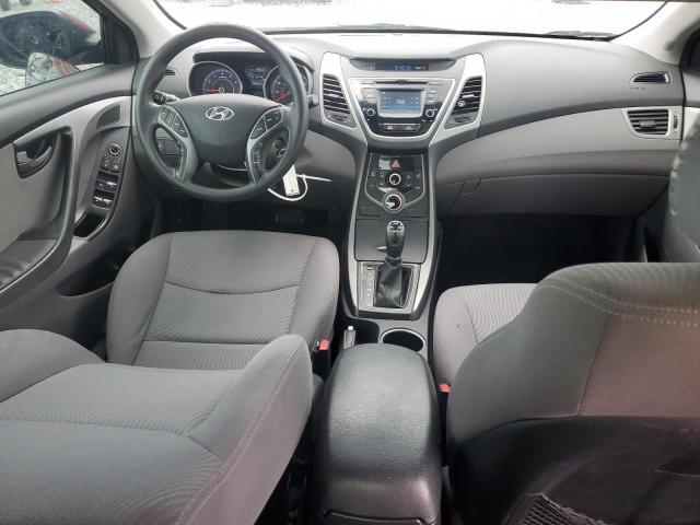  HYUNDAI ELANTRA 2015 Czerwony