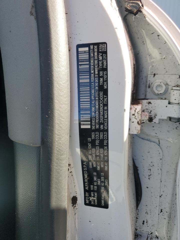 zaspakbn3k7c43092 ZASPAKBN3K7C43092 2019 Alfa Romeo Stelvio Ti